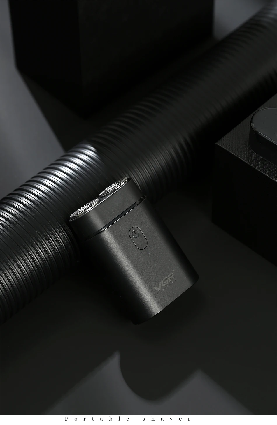 

VGR Electric Shaver Multifunctional Rotary Beard Knife Men's Bald Artifact Charging Razor New V-341