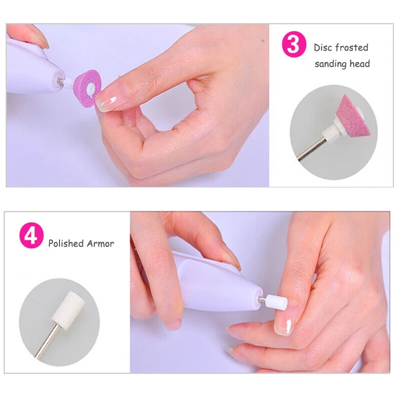 Электрическая шлифовальная машинка для маникюра мини-ручка аксессуары и