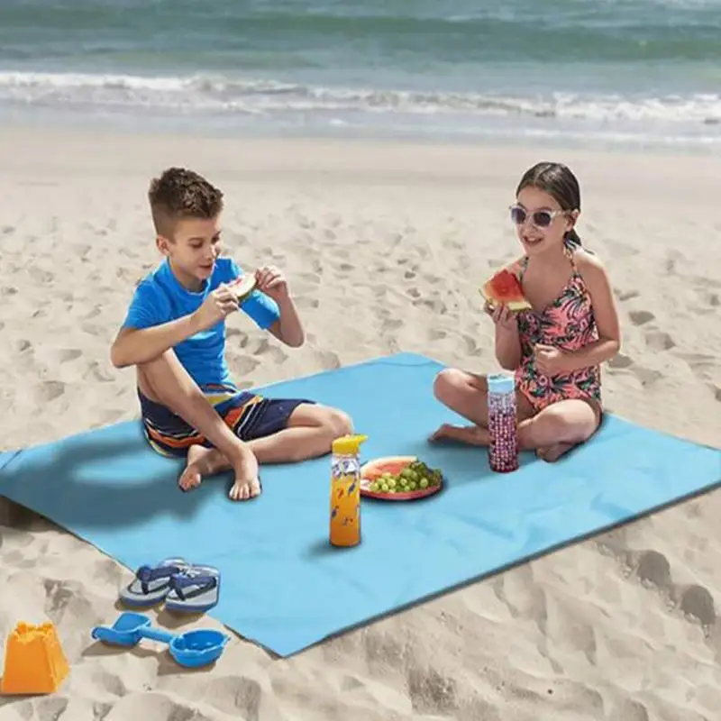 

Популярное уличное карманное одеяло для пикника, водонепроницаемый Пляжный коврик, Дорожный Коврик для кемпинга без песка, 70*110 см