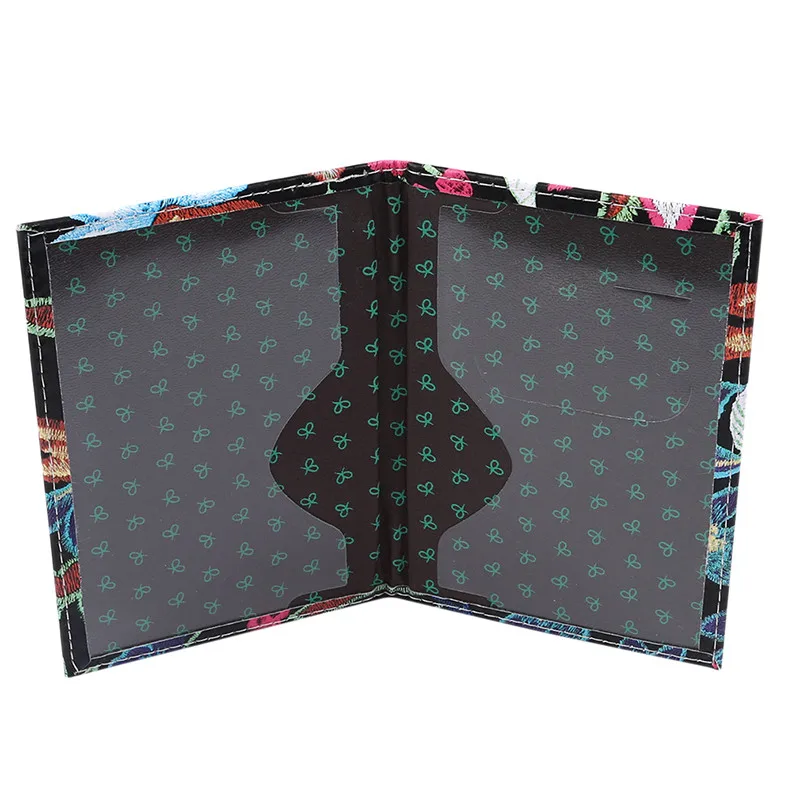 Модный винтажный Вышитый Чехол для паспорта Обложка переносные