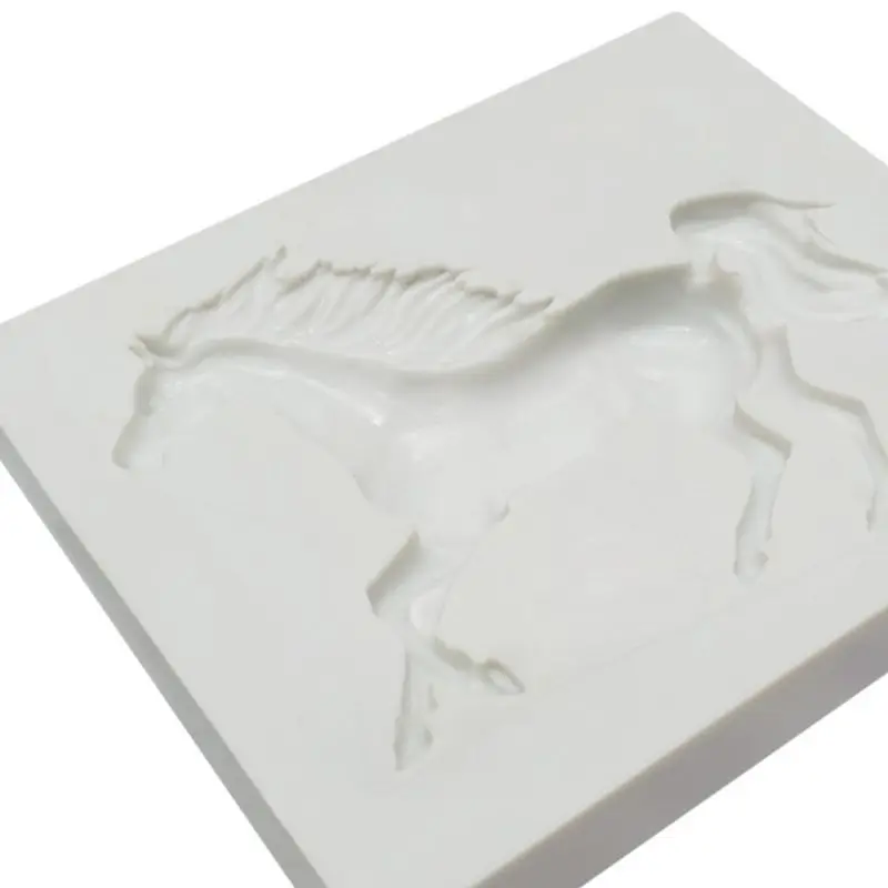 

3D Horse Molds Silicone Mold Decorating Mold Icing Candy Sugar Gum Paste Moulds Cake Craft Imprint Baking Moulds Bakeware Pan