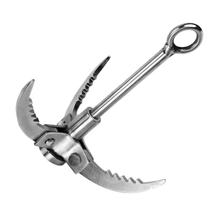 

Claws Outdoor Climbing Small Size Camping Stainless Steel Claw Multifunctional Travel Mountaineering Hook Servival Security Tool