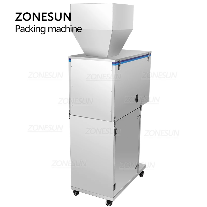 

ZONESUN 20-5000g Food Racking Machine Granular Powder Materials Weighing Packing Machine Filling Machine For Seeds Coffee Bean