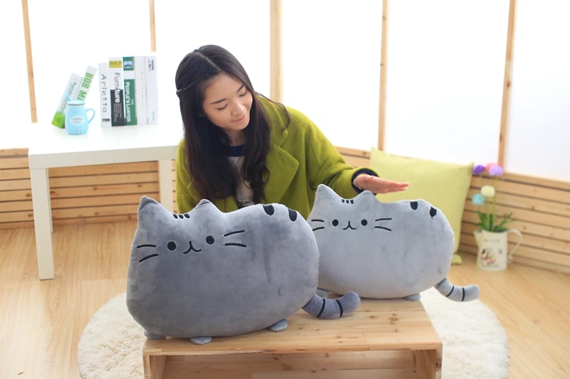 25/40 cm Kawaii Kat Kussen Gevulde Pluche Dier Pop Leuke Speelgoed Verjaardagscadeautjes Voor Kinderen Kid Meisje pluche | Игрушки и