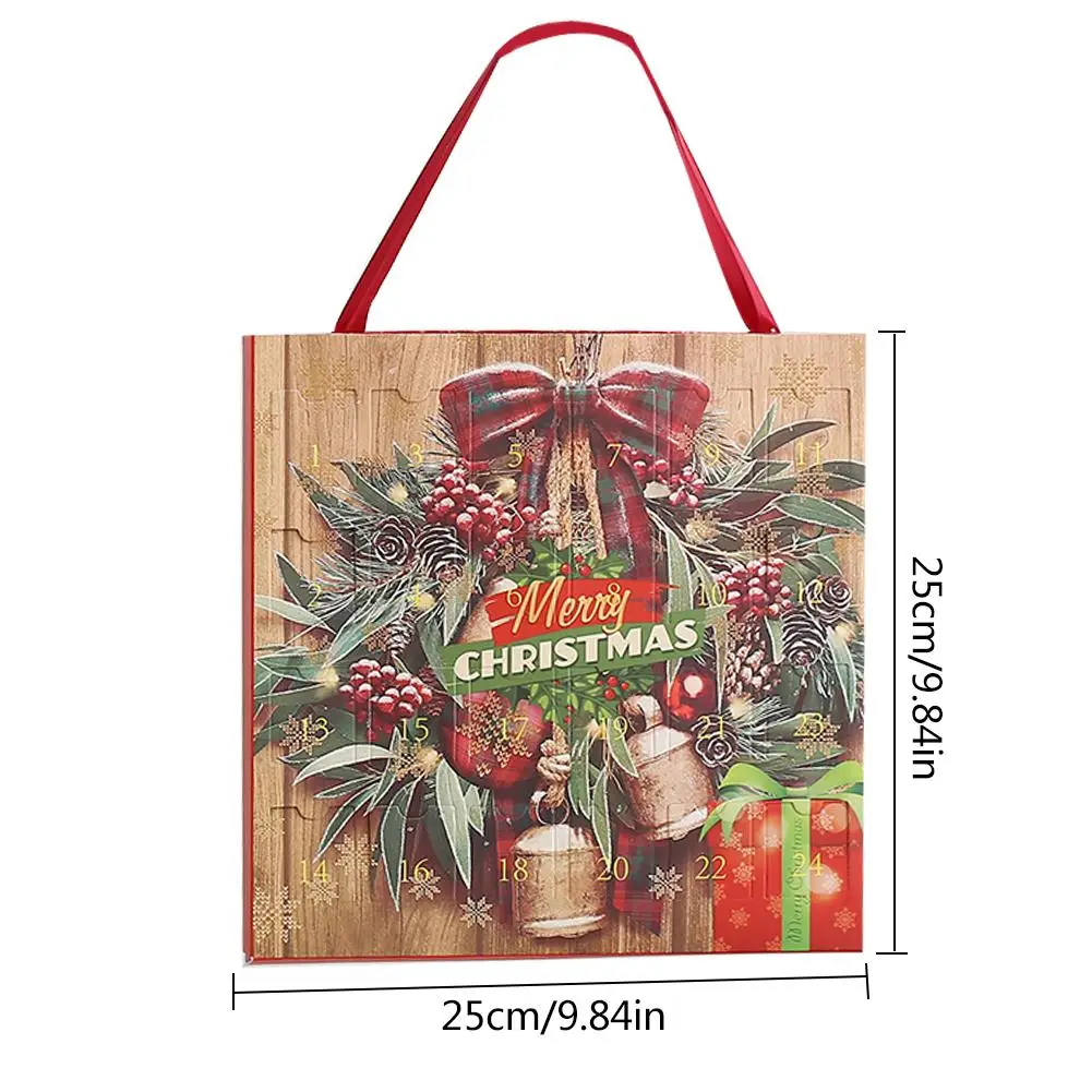 

Christmas DIY Advent Calendar Fashion Jewelry Advent Calendar Charm Bracelets Necklace Gift Box for Girls