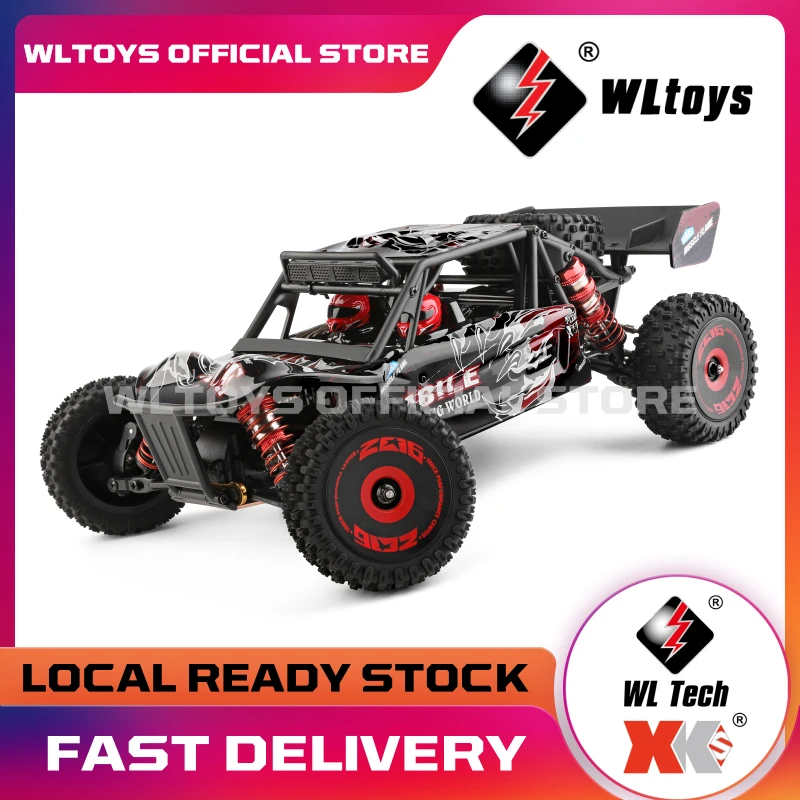 

WLtoys Радиоуправляемый автомобиль 1:12 124016 4WD 75 км/ч высокоскоростной бесщеточный ДВИГАТЕЛЬ внедорожник 2,4G Дрифт Альпинизм 1/12 радиоуправляемы...