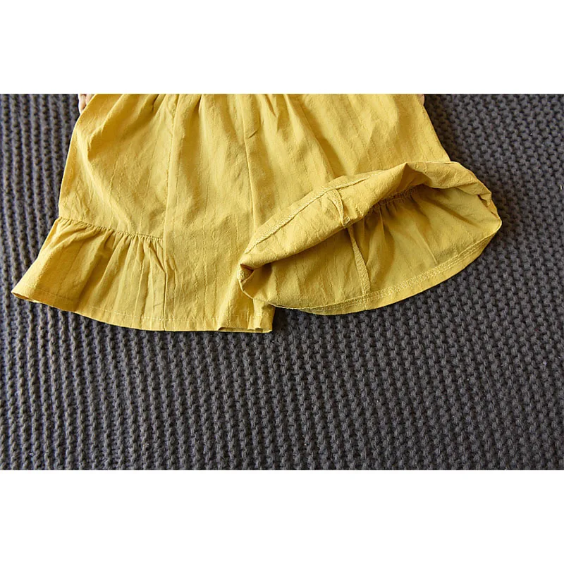 Комплект одежды с рисунком кота для девочек 2 предмета одежда маленьких 2019 г.