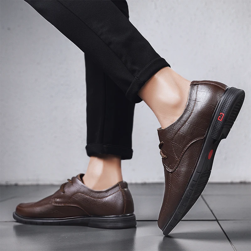 

Men Casual Shoes 2020 Shoes For Men Casual Sneaker Black Leather Man Mens Hot Sale Flat Shoe Fashion Leisure Sapato Masculino