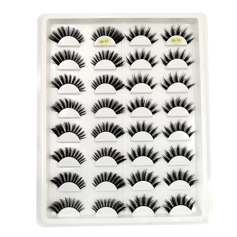 Новые 16 пар ресниц 3D норковые ресницы натуральные длинные накладные