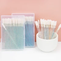 50pcsbox disposable lip brush eyelash makeups brushes lash extension mascara applicator lipstick wands cosmetic makeup tools