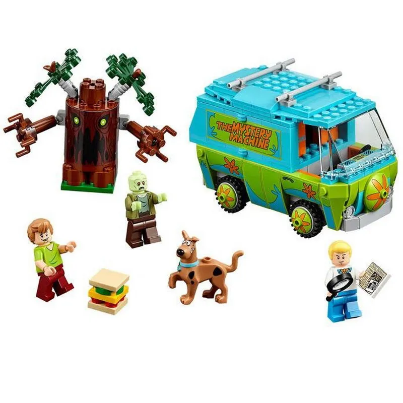 10430 10428 10429 10432 с Scooby Doo The Mystery машинкой набор строительных блоков кирпичи