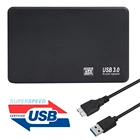 Чехол для мобильного жесткого диска USB 3,0, 2,5 дюйма, последовательный порт SATA, HDD, SSD, адаптер, внешний бокс, поддержка порта 3 ТБ, для ноутбука