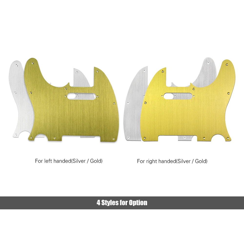 Правая рука Tele Guitar Pickguard для Telecaster электрогитары алюминиевый сплав золото | Спорт