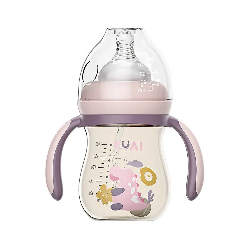 Бутылочка PPSU имитация грудного молока для новорожденных большая емкость 300 мл 1-2-3