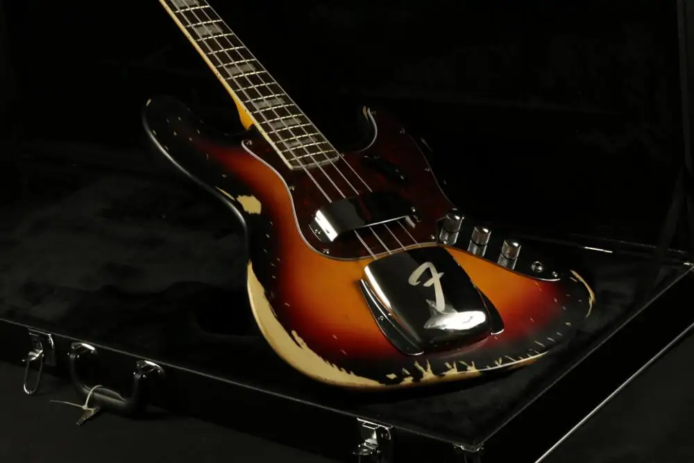 Lzeal sunburst 4 струнная бас-гитара relic heirloom коллектор herritage струны электрогитары
