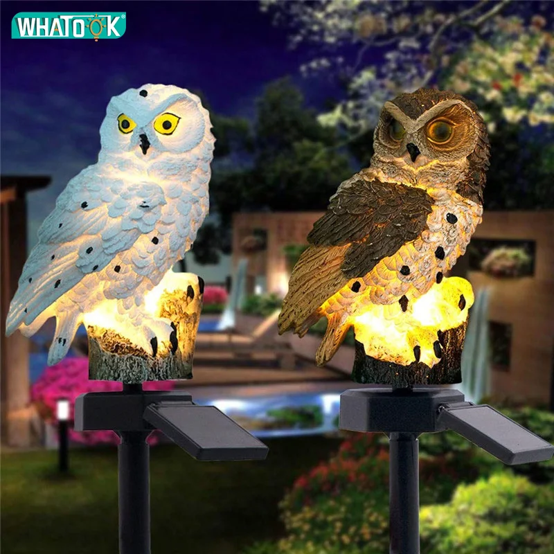 

Сова Солнечный свет с солнечной светодиодной панелью Открытый водонепроницаемый Солнечный сад свет 3D мультфильм животное лампа Декор Путь Газон Двор Сад