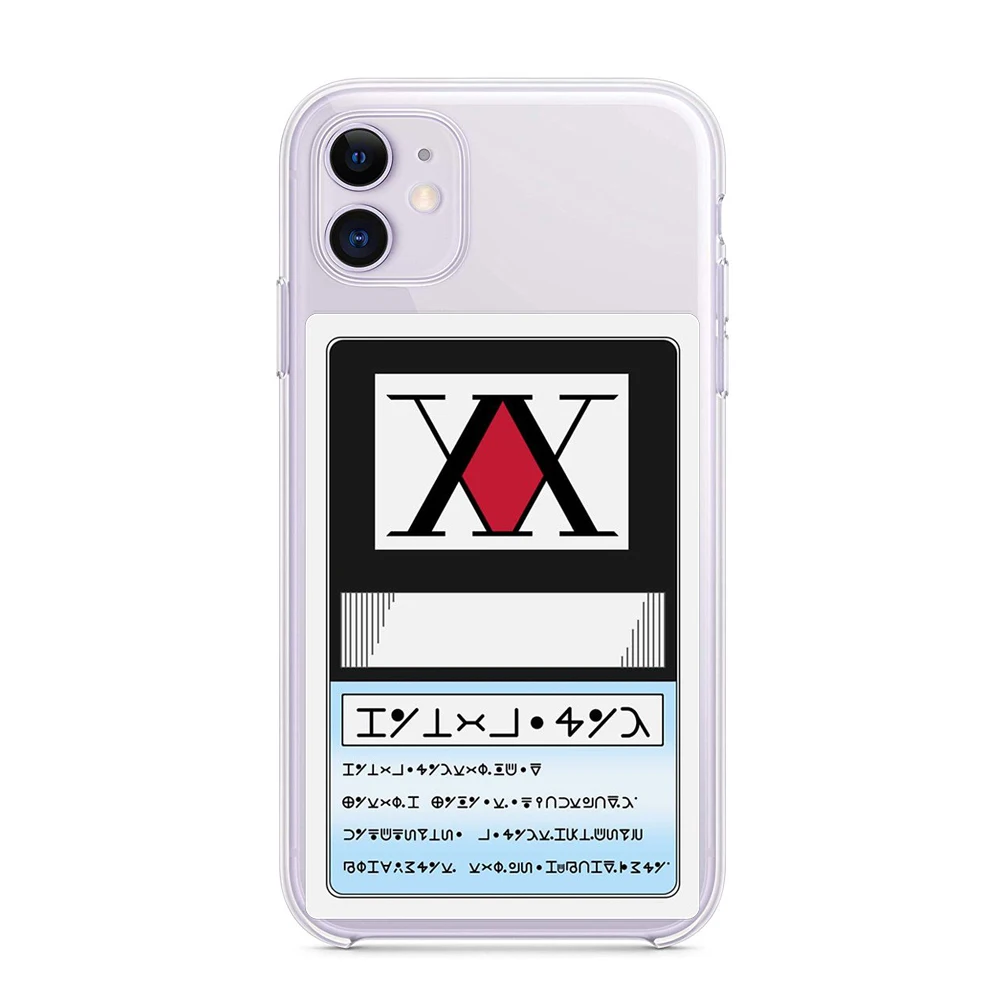 Мягкий силиконовый чехол для телефона Hunter HXH Anime X hunter 3 iPhone 12 11 Pro Max 6 6s 7 8 Plus XR XS MAX