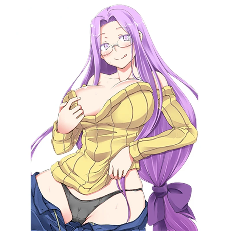 

Cartoon Fate Stay Night Girl Rider Sexy Beauty Anime for Bumper Truck Window Scratch-Proof Exterior Accessories Decals PVC13x9cm