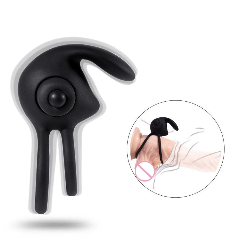 Вибрирующее кольцо EXVOID для пениса переплетения в мошонку вибратор-пуля