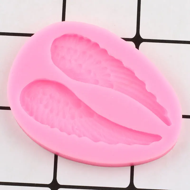 Сделай сам с крыльями ангела силиконовые формы свадебные Топпинг для кексов