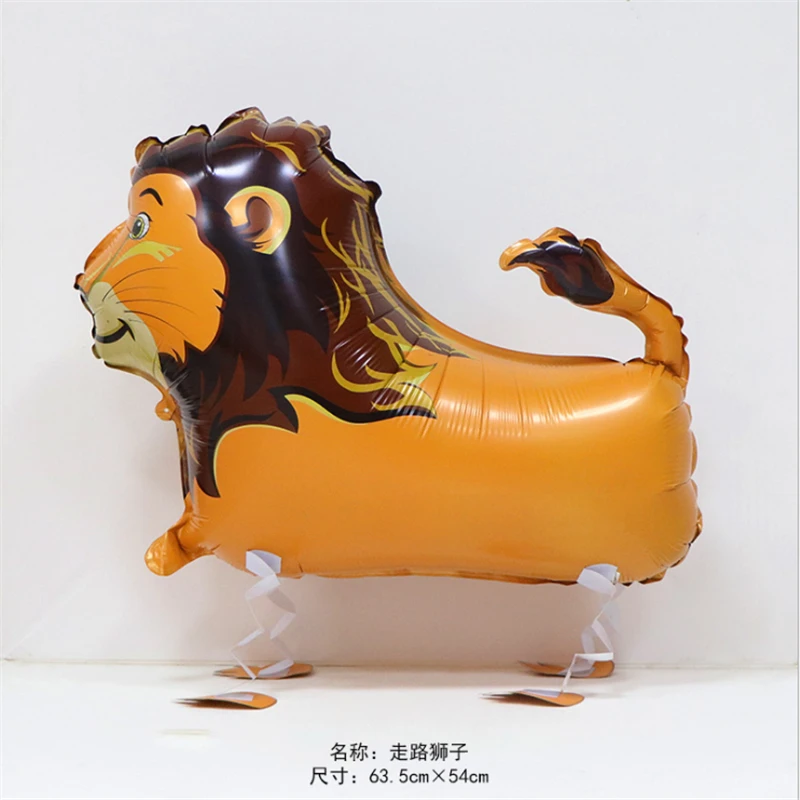 Шнурок ходячие воздушные шары оптом стоячие животные алюминиевые надувные