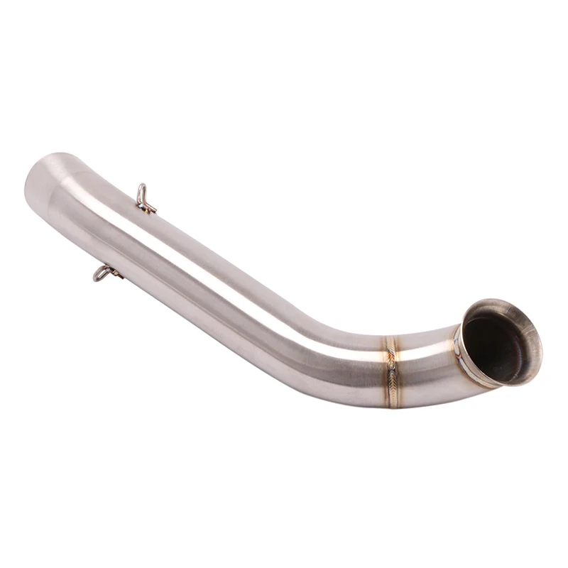 

Motorcycle Exhaust Modified Middle Link Pipe Eliminator Exhaust Moto Escape Enhanced Air Pressure Slip On For 690 DUKE 690