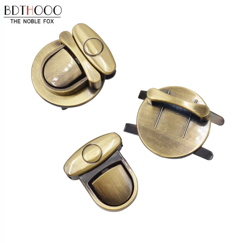 BDTHOOO 1Pcs Metal Bag closure Clasp Turn Lock Twist for DIY Handbag Women Purse Hardware Parts Accessories | Багаж и сумки