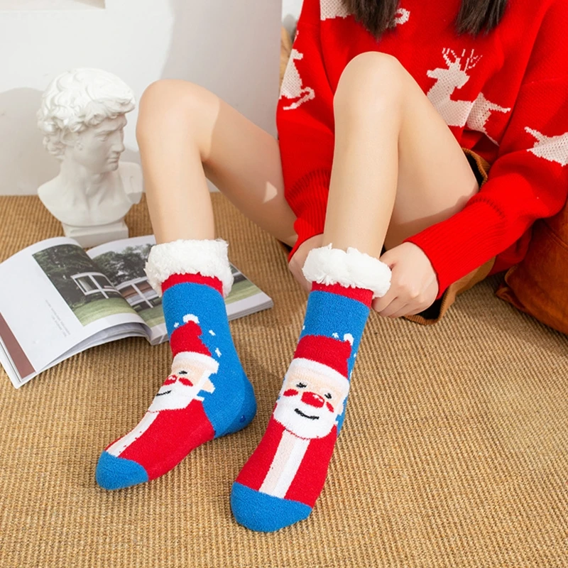 Носки женские с плюшевой подкладкой Нескользящие | Женская одежда