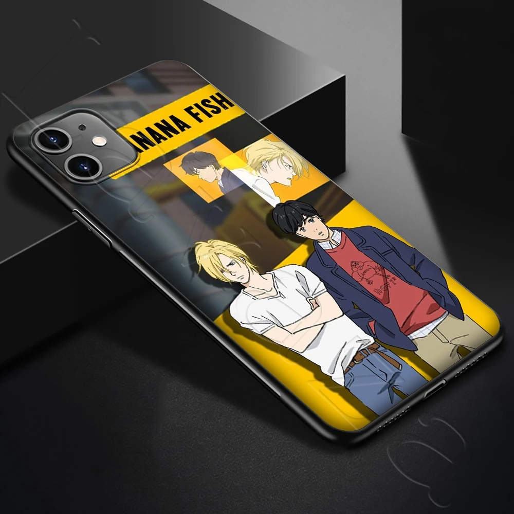 Силиконовый мягкий чехол Lavaza с бананом рыбой пепельницей для iPhone 12 Mini 11 Pro XS Max XR X 8