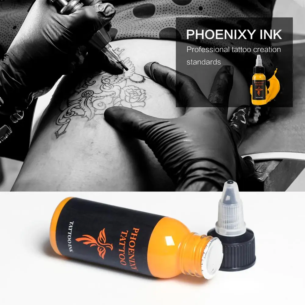 Краски пигментные для татуировок 30 мл/бутылка 18 цветов | Красота и здоровье