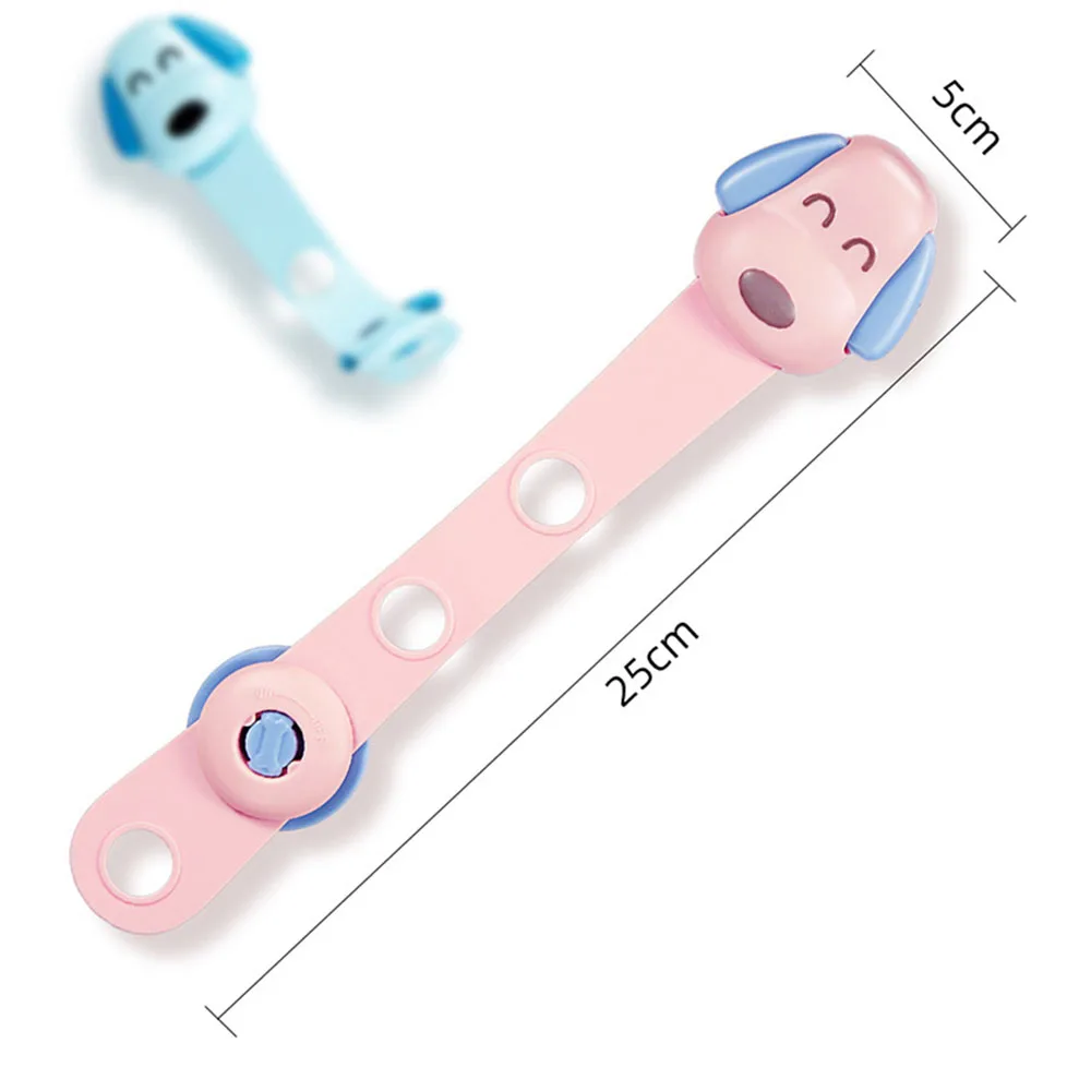 Cerradura de seguridad para ni&ntilde;os, cerrojo de caj&oacute;n para beb&eacute;, antiagarre, cerradura de puerta corredera para armario, protecci&oacute;n para beb&eacute;, cerradura de refrigerador con forma de perro-5