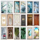 Декоративная наклейка на дверь, наклейки для интерьера, самоклеящиеся обои, обои для телевизора, мебели, спальни, гостиной, холодильника, обои для стен