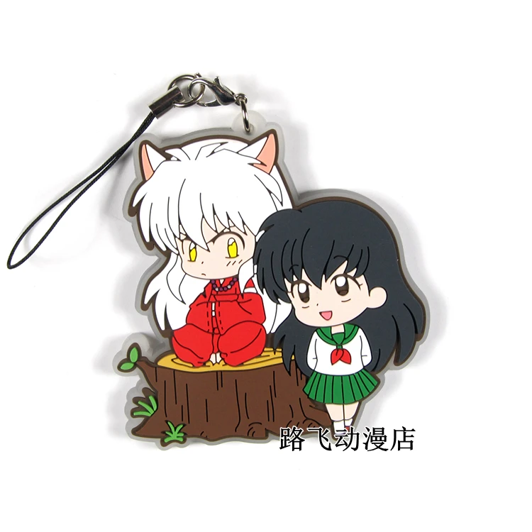 Аниме Inuyasha мобильный телефон кулон Higurashi Kagome экшн фигурка аниме модель резиновый