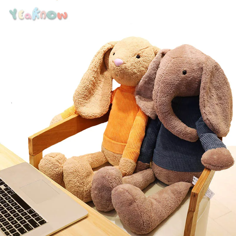 

Yeaknow Stuffed Elephant Plush Toys Kids Rabbit Soft Sleeping Animal Mouse Dog Stuffed Toy Chirstmas Gift Doll