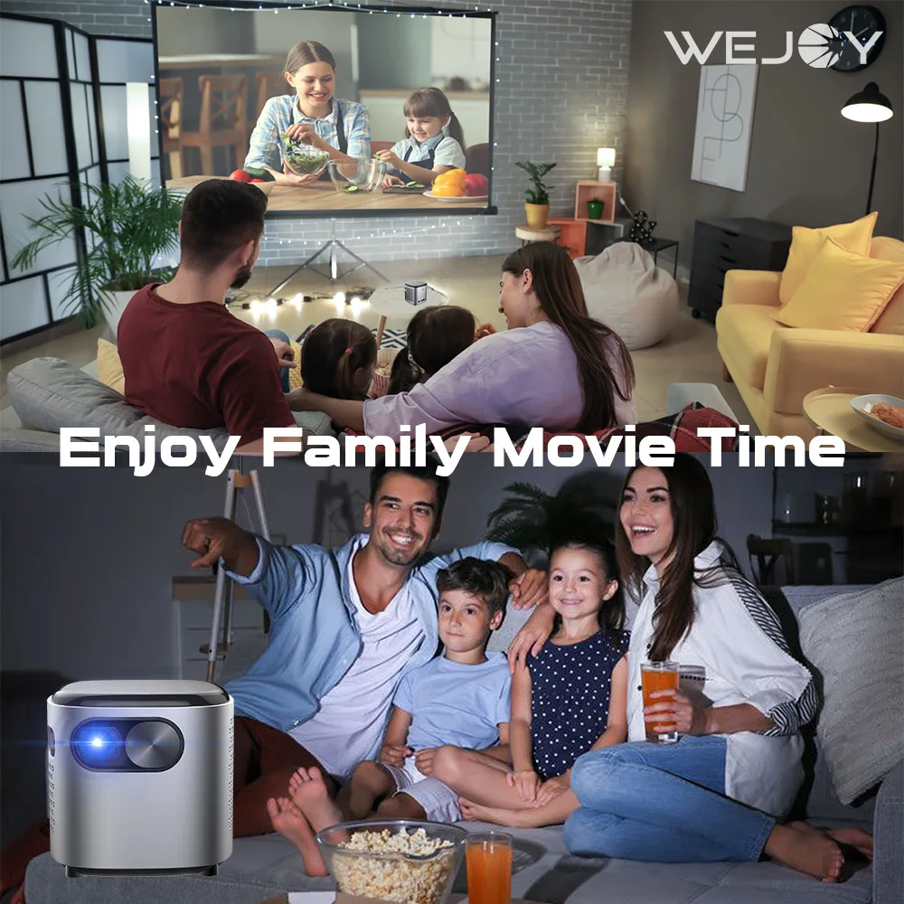[Обновление 2021] WEJOY DL S12 + мини проектор Pico 1080P FHD Smart Android Портативный светодиодный