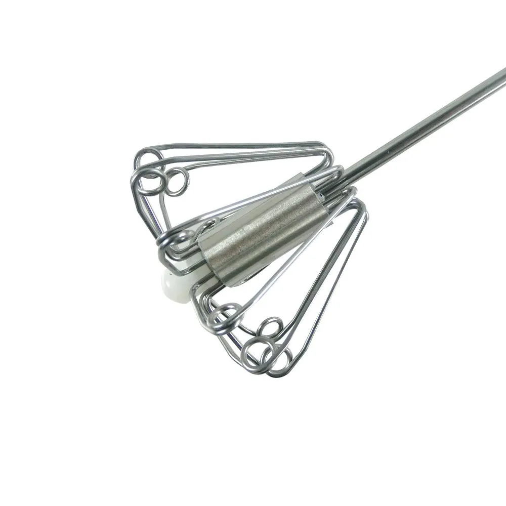 Kitchen Semi-automatic Mixer Egg Beater Manual Self Turning Stainless Steel Whisk Hand Blender Cream Stirring Tools | Дом и сад