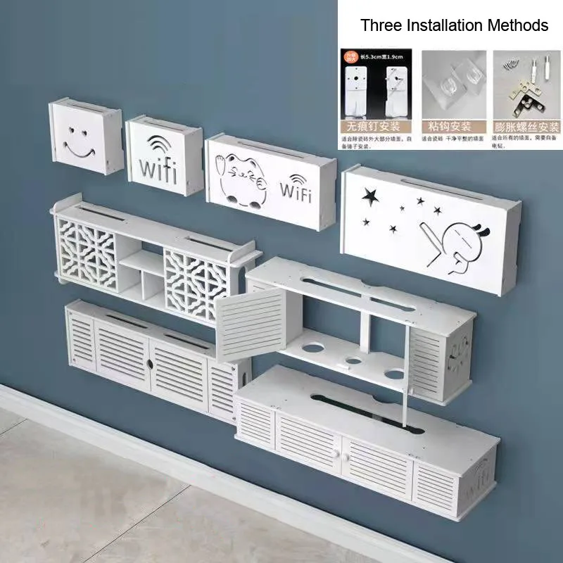 Ящик для хранения маршрутизатора без отверстий беспроводной концентратор Wi-Fi