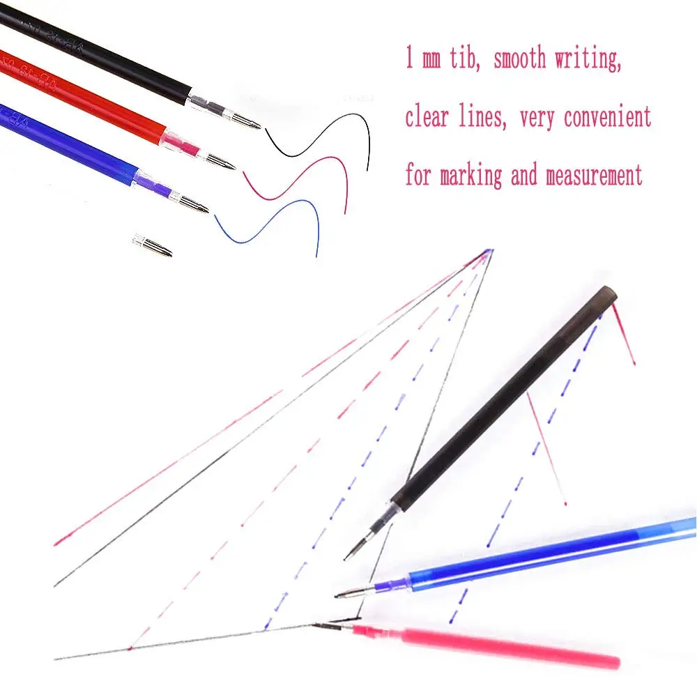 Стираемая при высокой температуре ручка с исчезающим цветом 4 шт.|Швейные