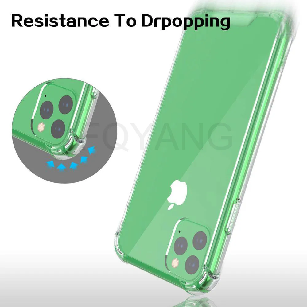Чехол для Iphone 11 Pro Max 2019 6 5 Мягкий ТПУ прозрачный силиконовый чехол iPhone Xs Xr X 7 8 6S Plus