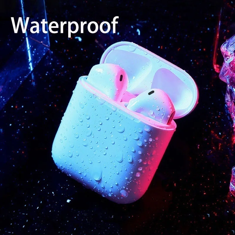 Новые беспроводные наушники с зарядной коробкой, мини bluetooth-гарнитура, наушники, стерео гарнитура, гарнитура с микрофоном для всех смартфонов