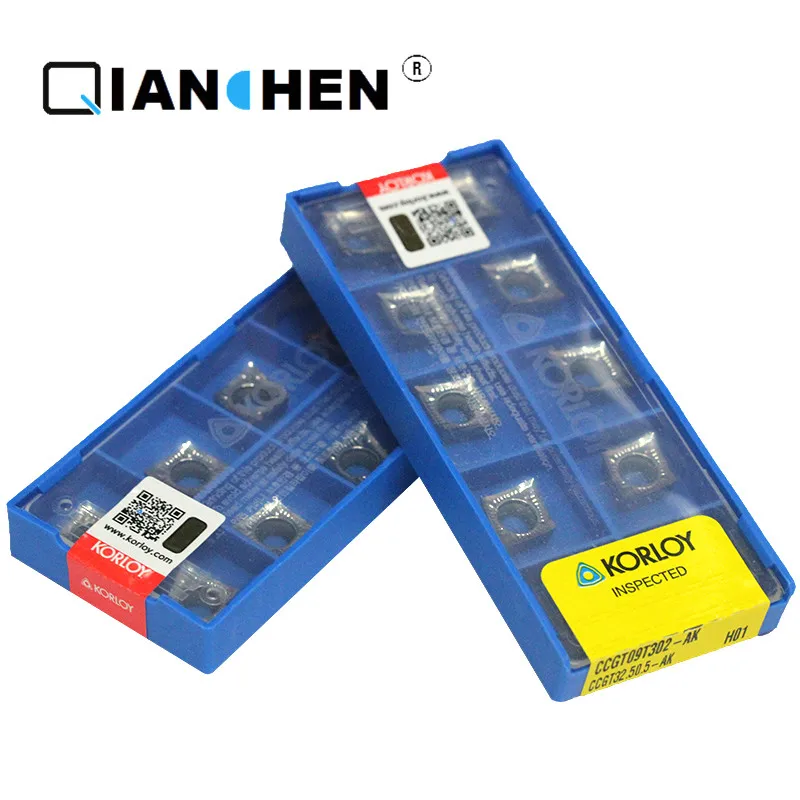 Genuine Original Korea Korloy APMT1604PDR PC6510 CCGT09T302-AK　H01 (10pcs/lot) High Quality Internal turning tool Insert | Инструменты