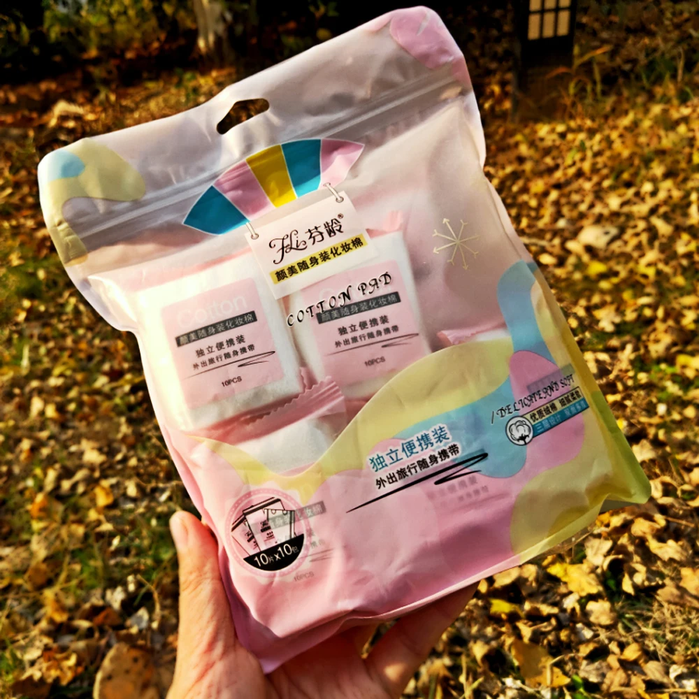 Косметический инструмент двусторонний хлопковый мульти эффект для макияжа