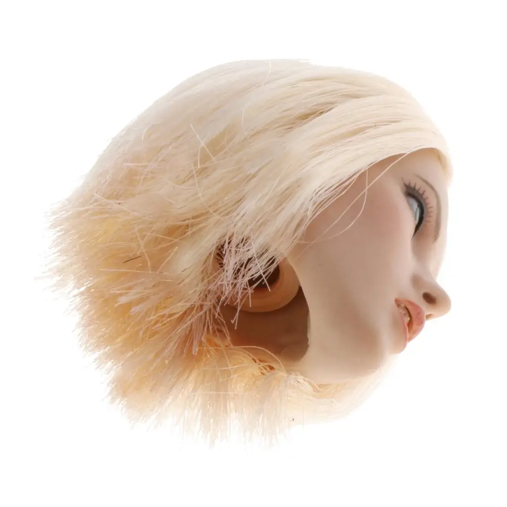 

1/6 Scale Action Womens Figure Dolls Head with Hair Sculpt Parts Replacement