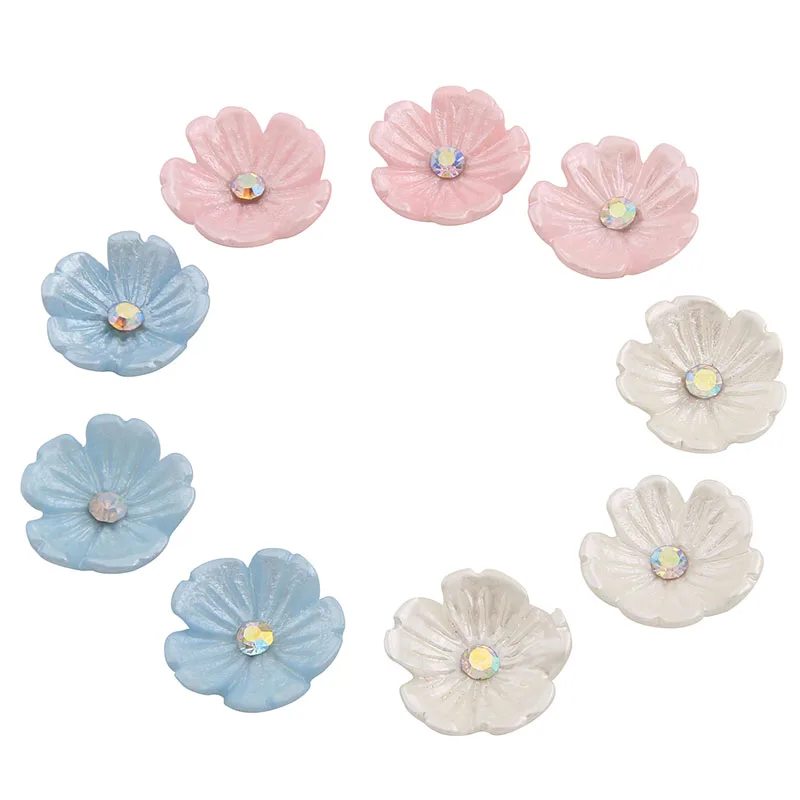 12 мм 50 шт. цветок с плоской задней поверхностью смокинги для бантов ручной работы