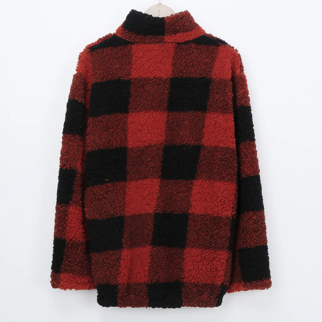 Fleece Teddy Hoodies Womens Sweatshirt Stripe Plush Pocket Zipper Top Pullover Women Outerwear Coats 2020 | Женская одежда