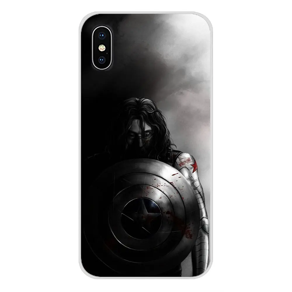 Модный чехол для Oneplus 3T 5T 6T Nokia 2 3 5 6 8 9 230 3310 1 7 Plus 2017 2018 America Civil War Winter Soldier Bucky |