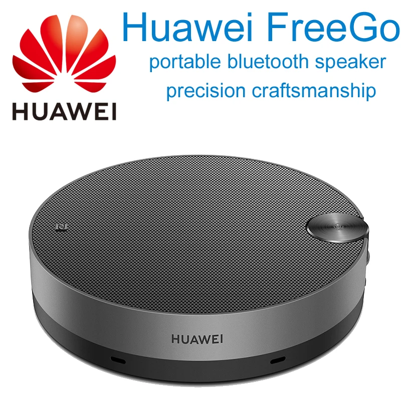 Высокое качество звука HUAWEI FreeGo портативный Bluetooth динамик 2 колонки 360 ° вызов