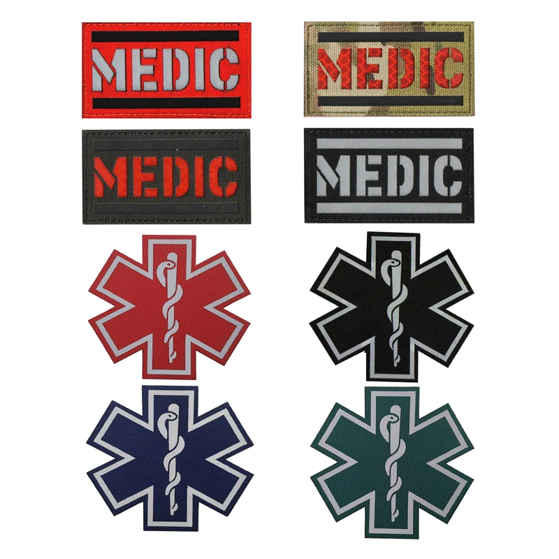 1 шт. 3D нашивка с вышивкой спасательная змея ИК-глава армейская тактика поклонник