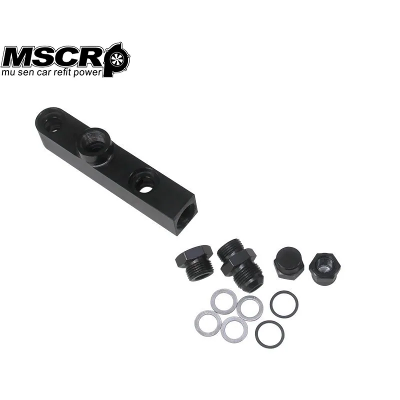 

Черная Алюминиевая заготовка, двойной топливный насос, выпускной коллектор для топливного насоса 044