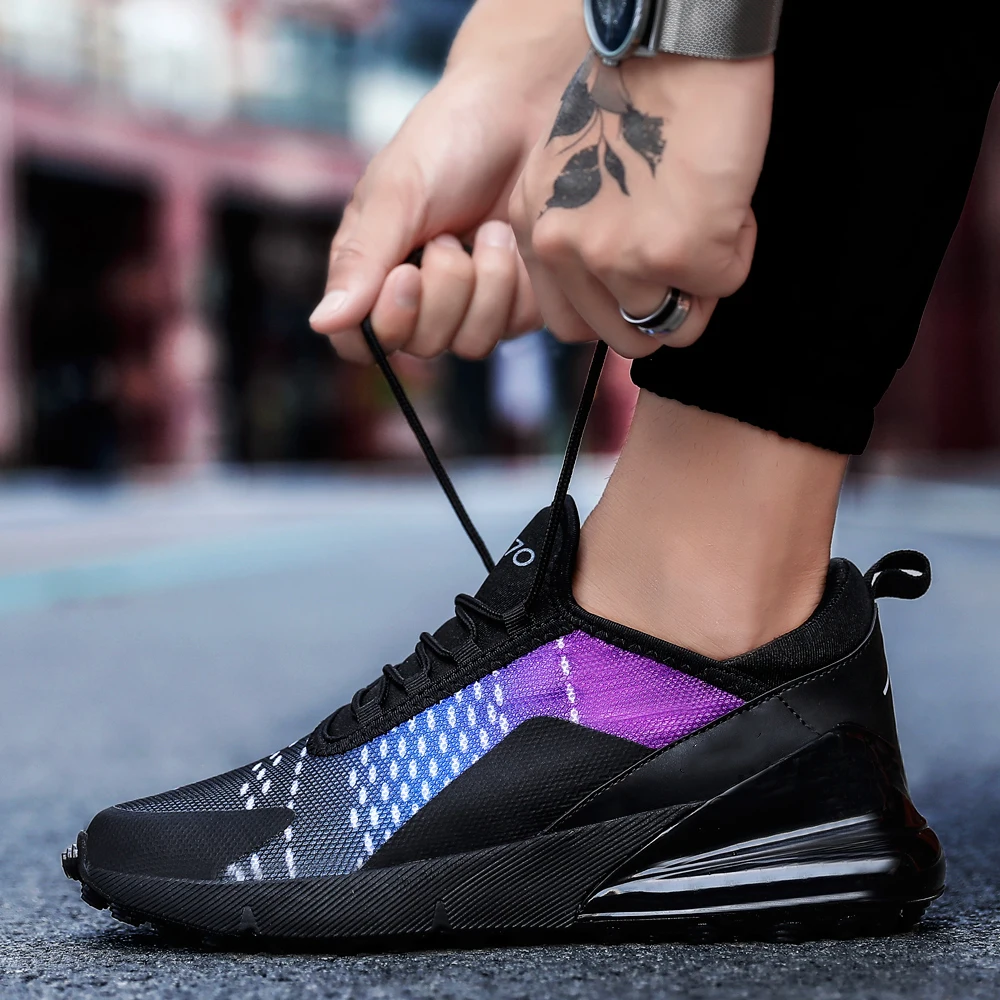 2020 Пара Спортивная обувь для мужчин осень воздушной подошвой Спорт на открытом